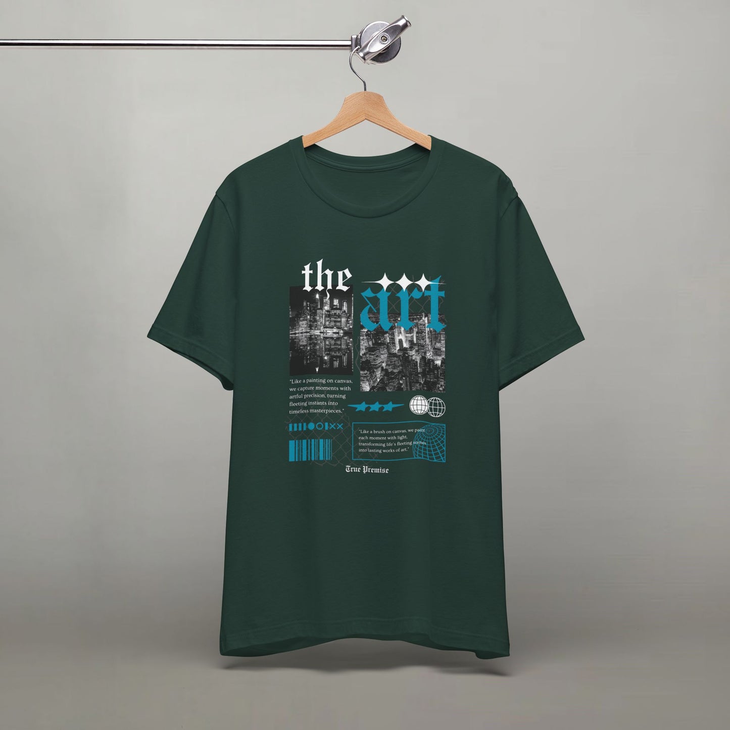 Urban Skyline Chainlink Tee