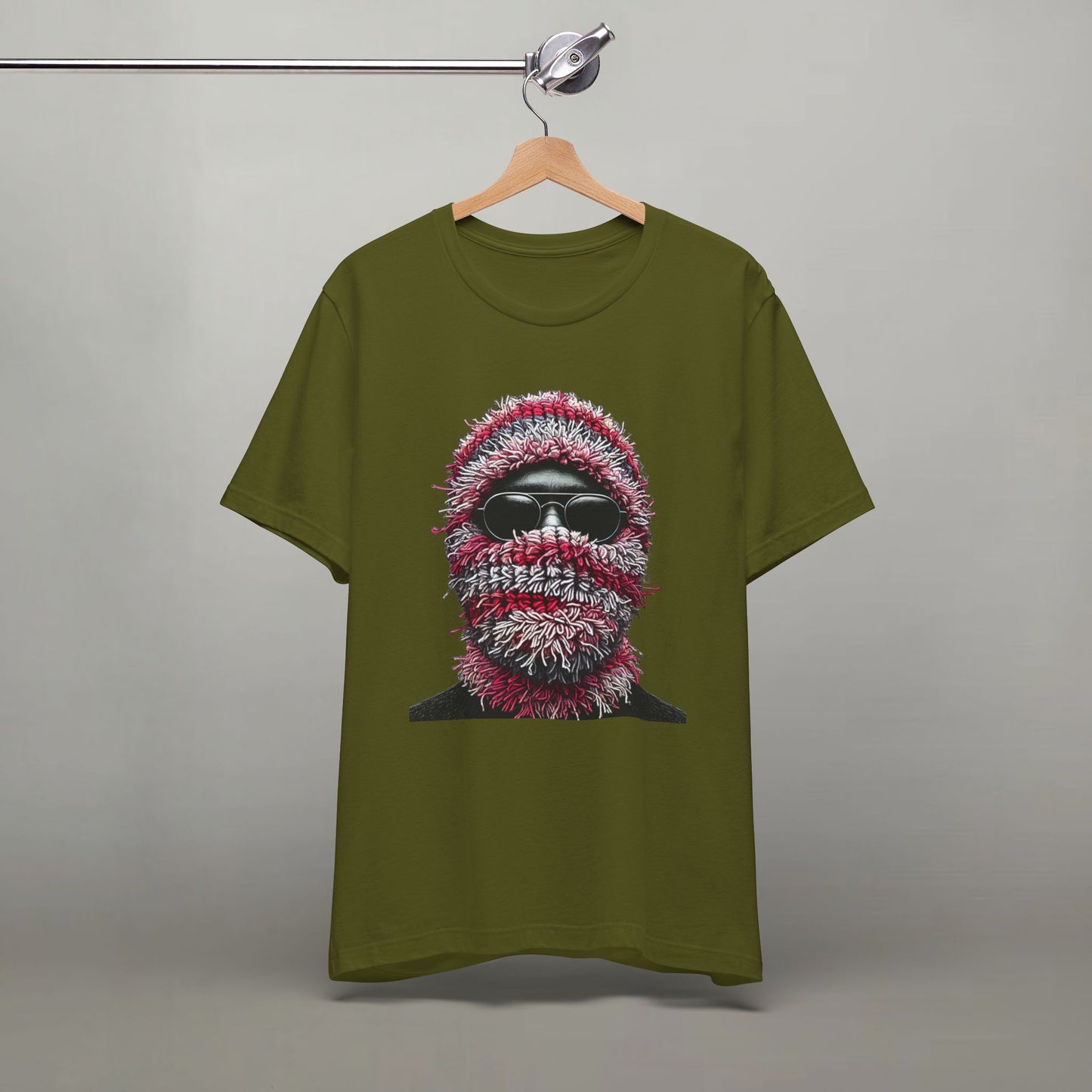 Abstract Face Mask Tee