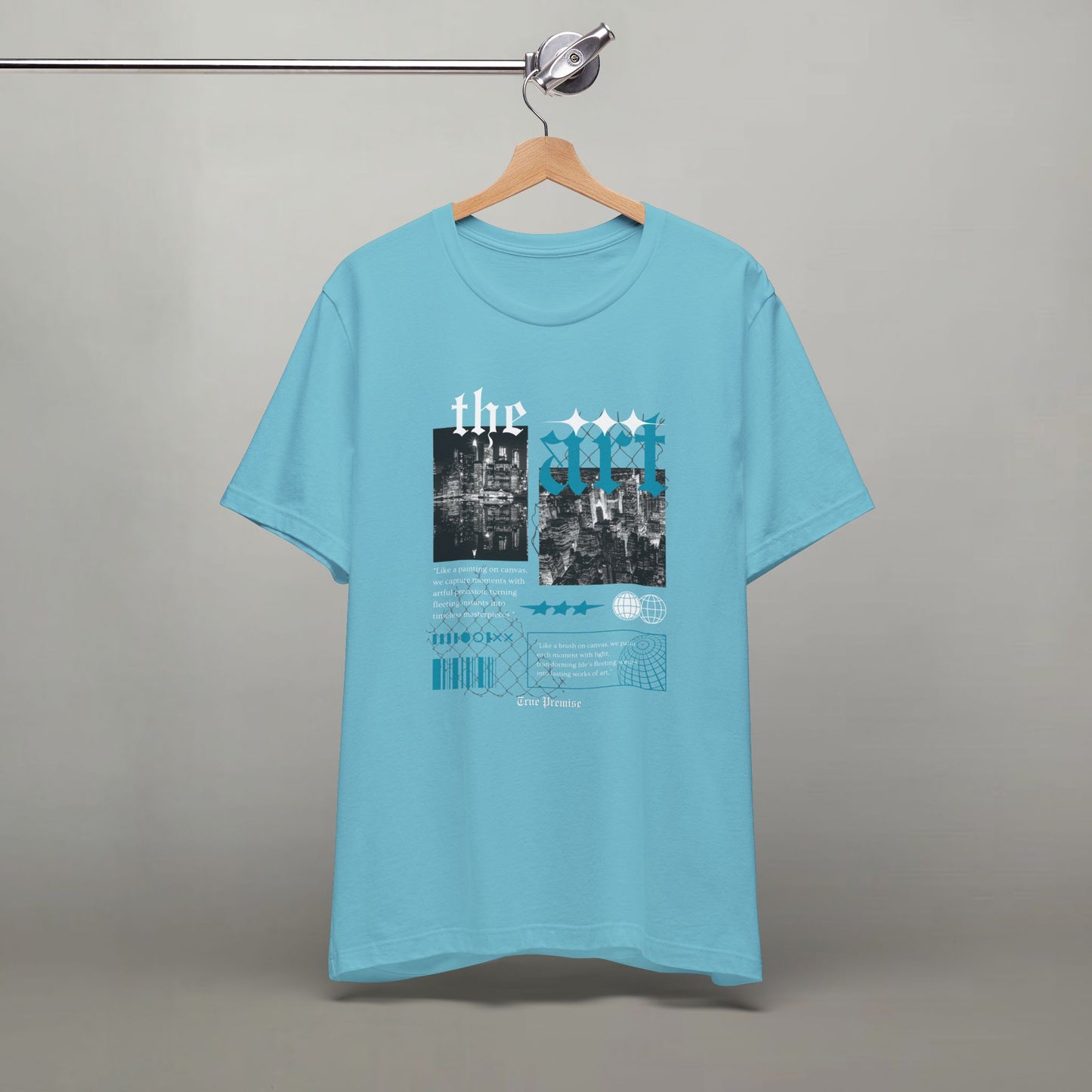 Urban Skyline Chainlink Tee