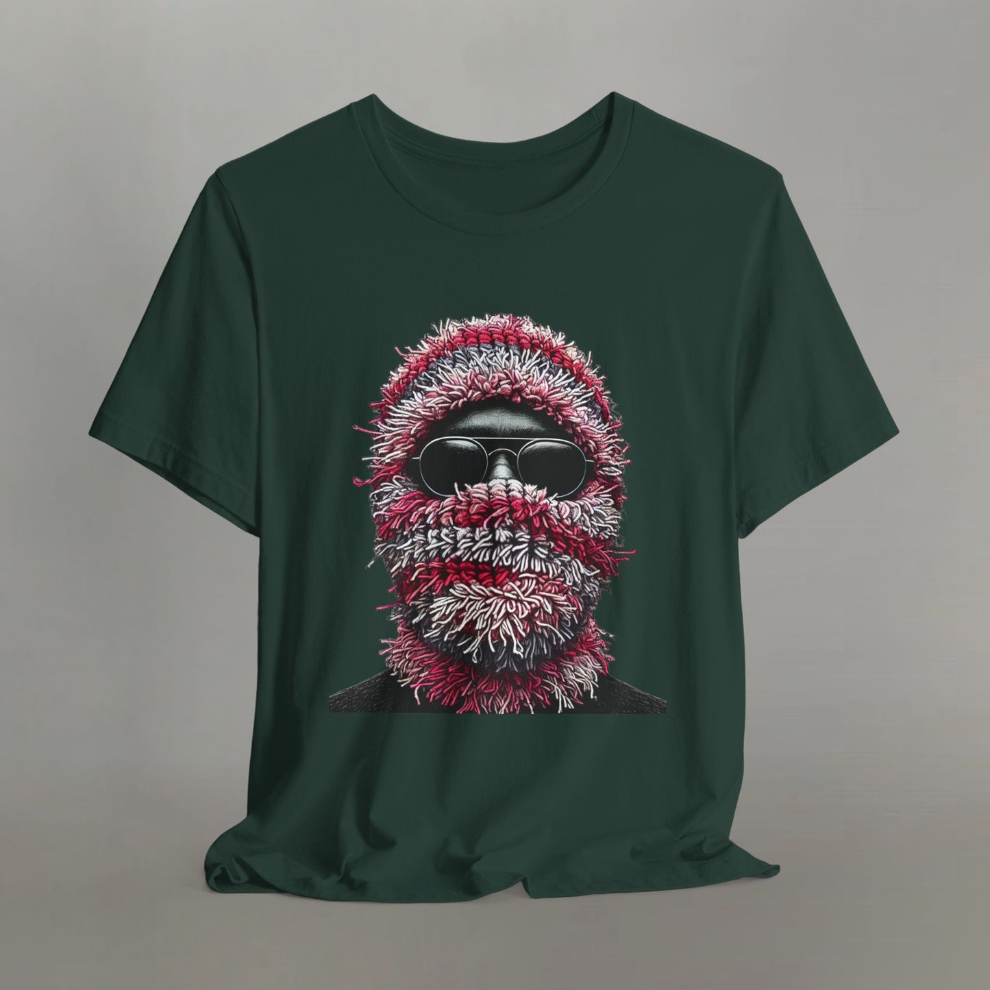 Abstract Face Mask Tee