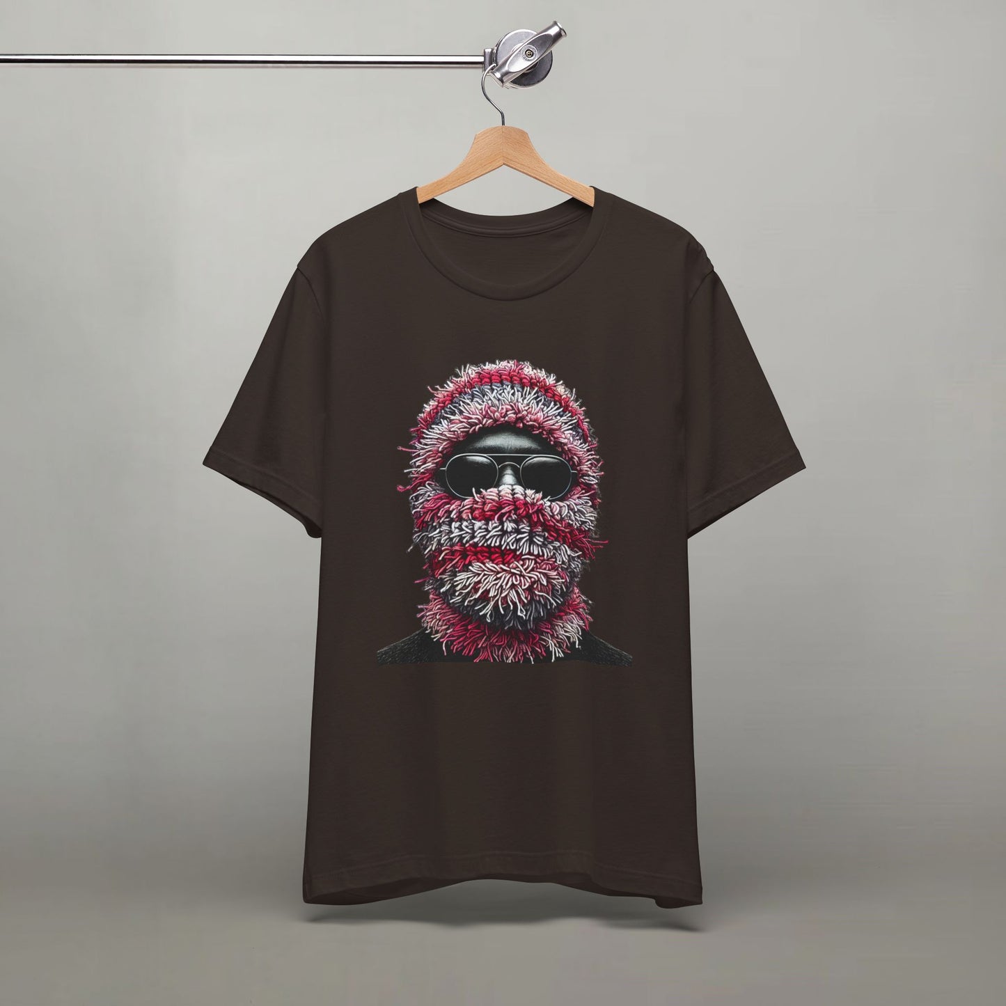 Abstract Face Mask Tee