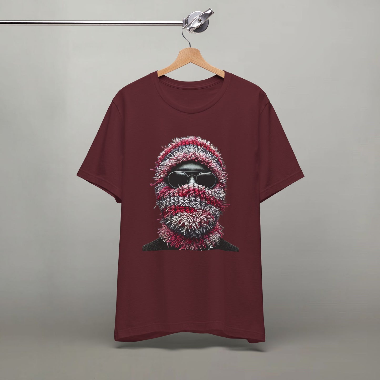 Abstract Face Mask Tee