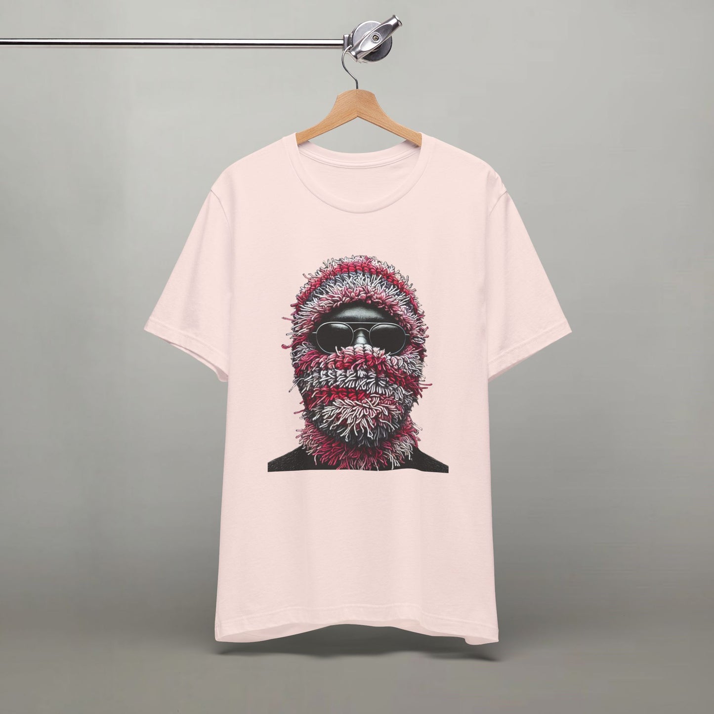 Abstract Face Mask Tee