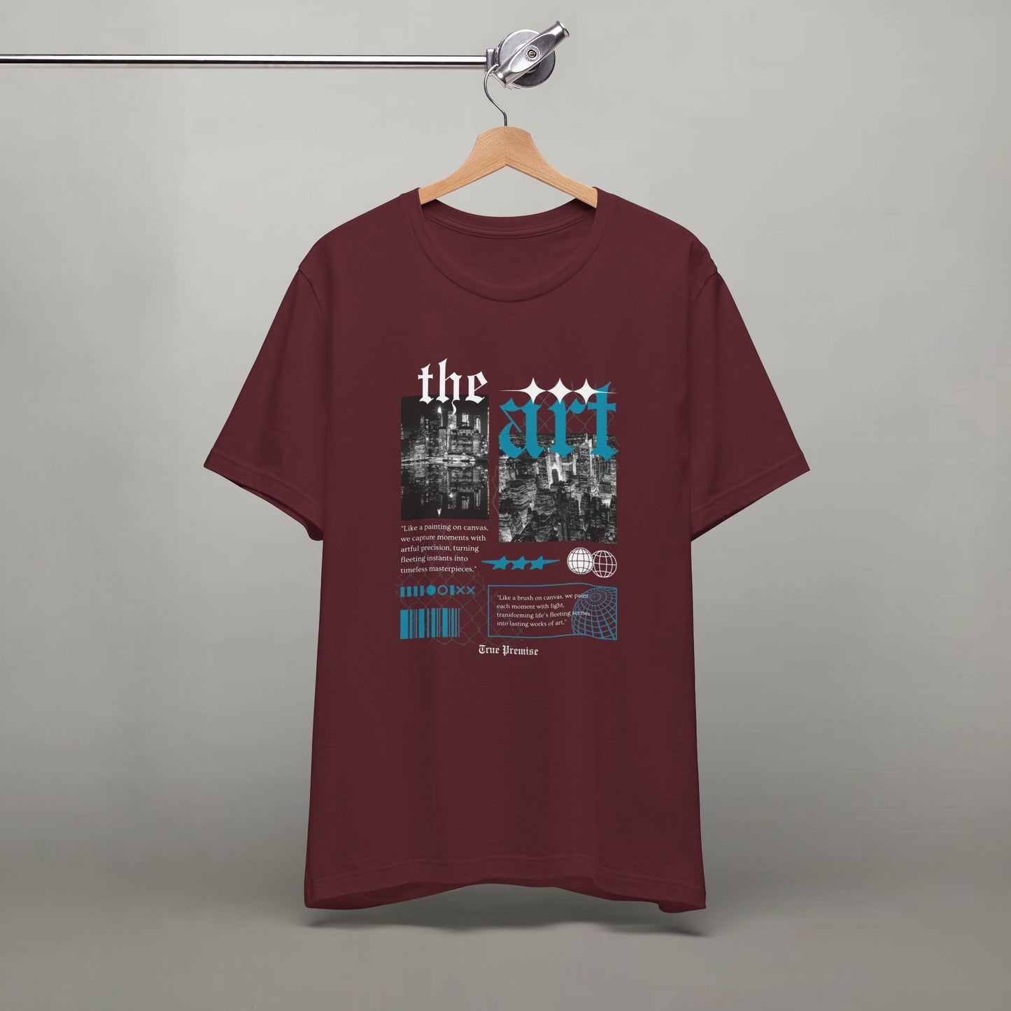 Urban Skyline Chainlink Tee