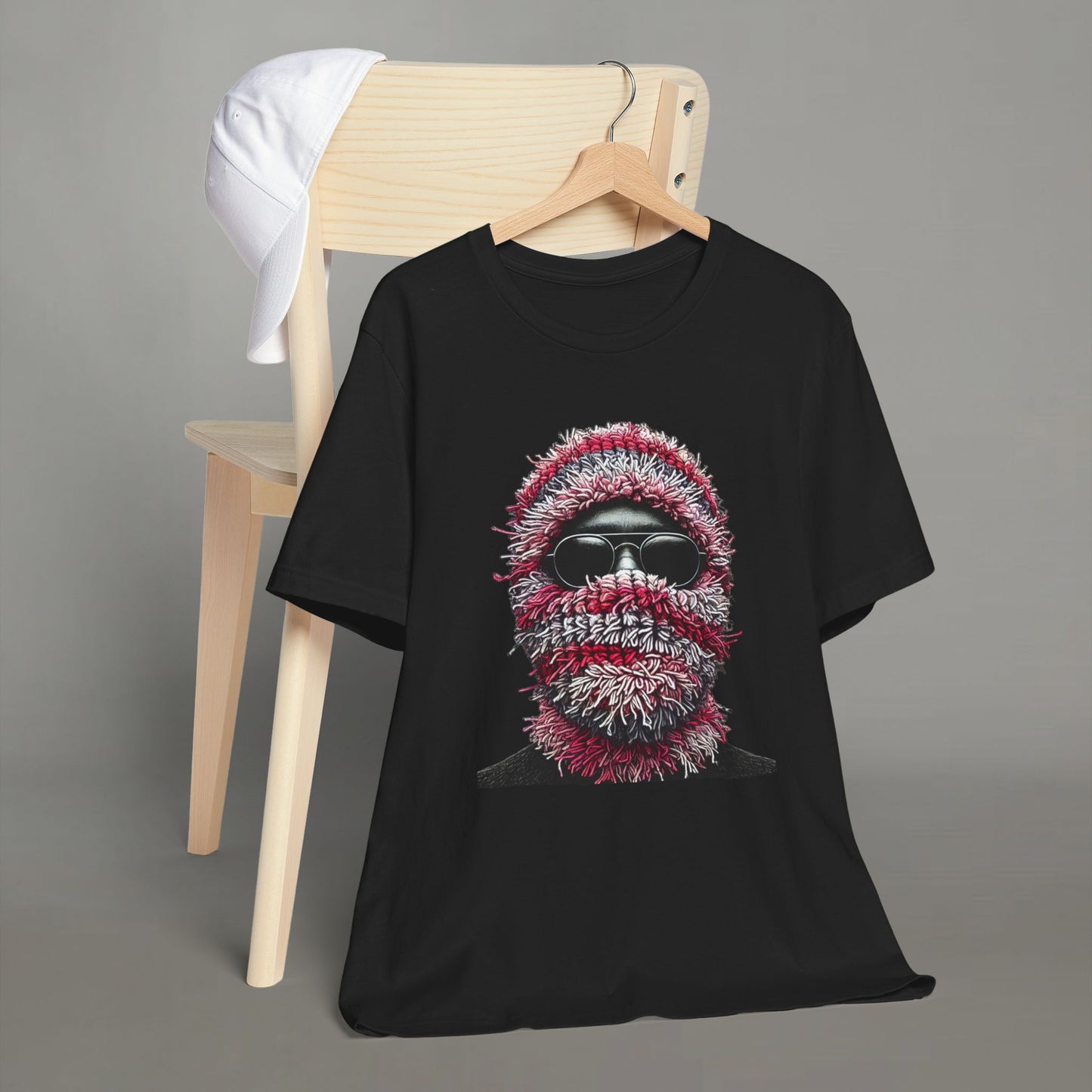 Abstract Face Mask Tee