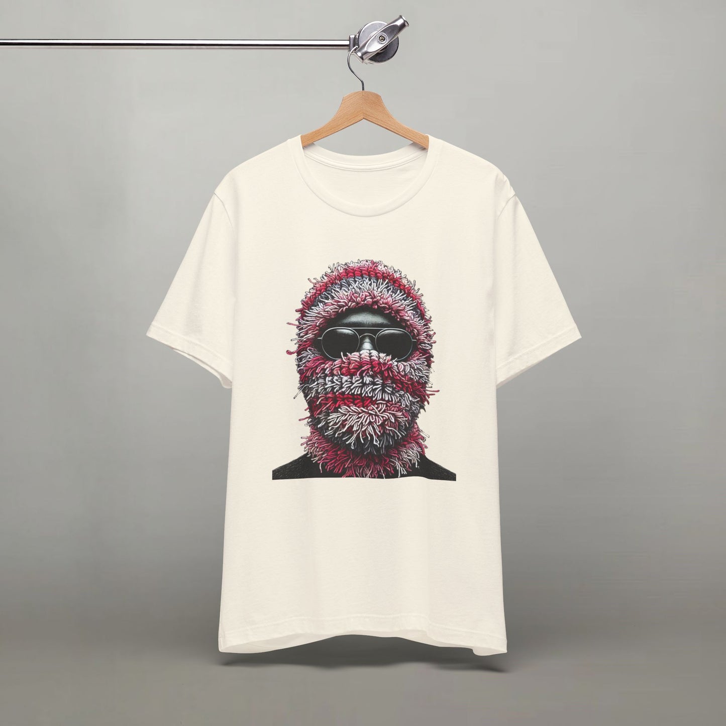 Abstract Face Mask Tee
