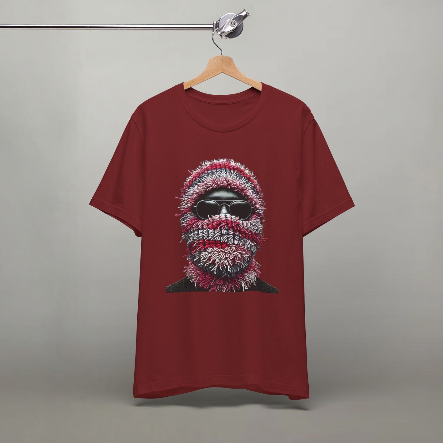 Abstract Face Mask Tee