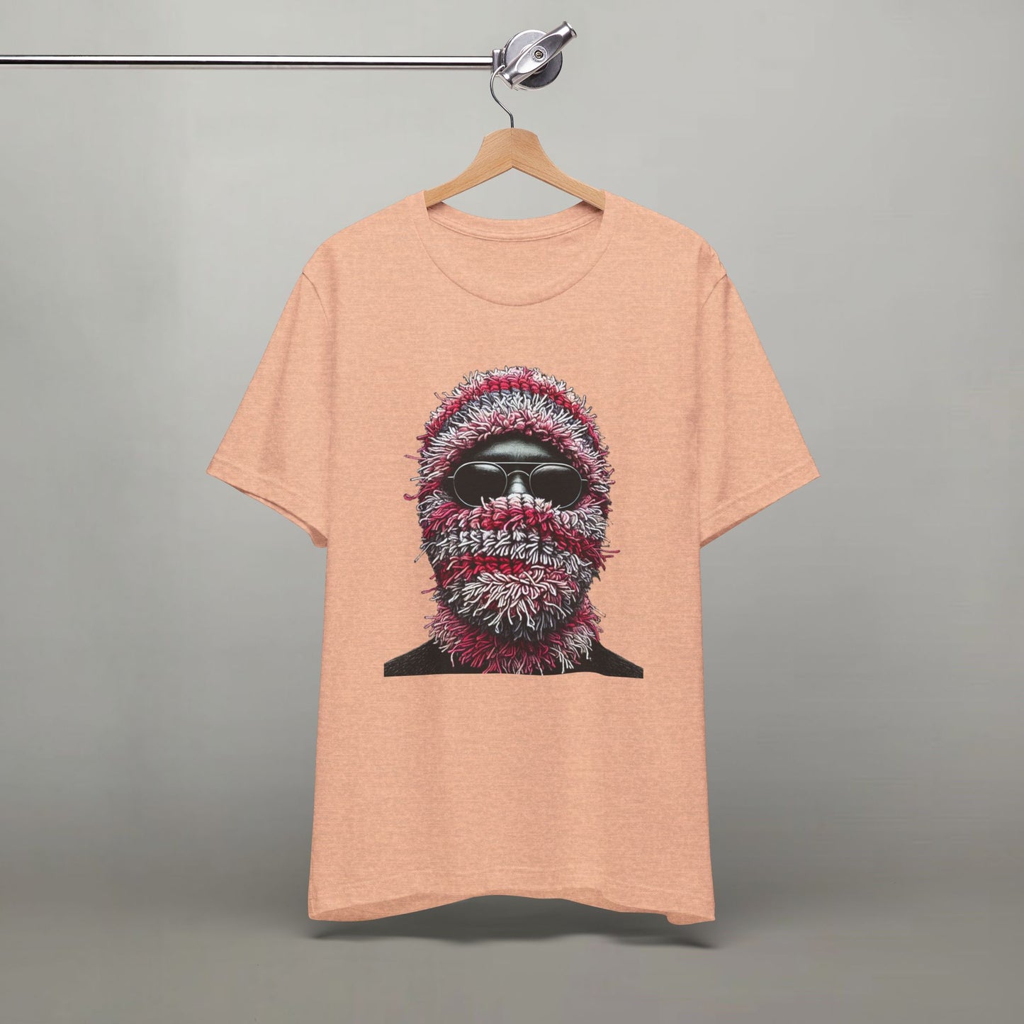 Abstract Face Mask Tee