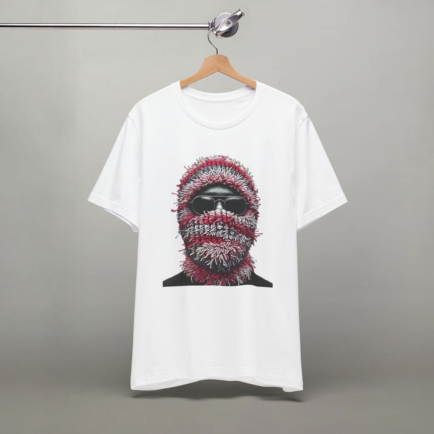 Abstract Face Mask Tee