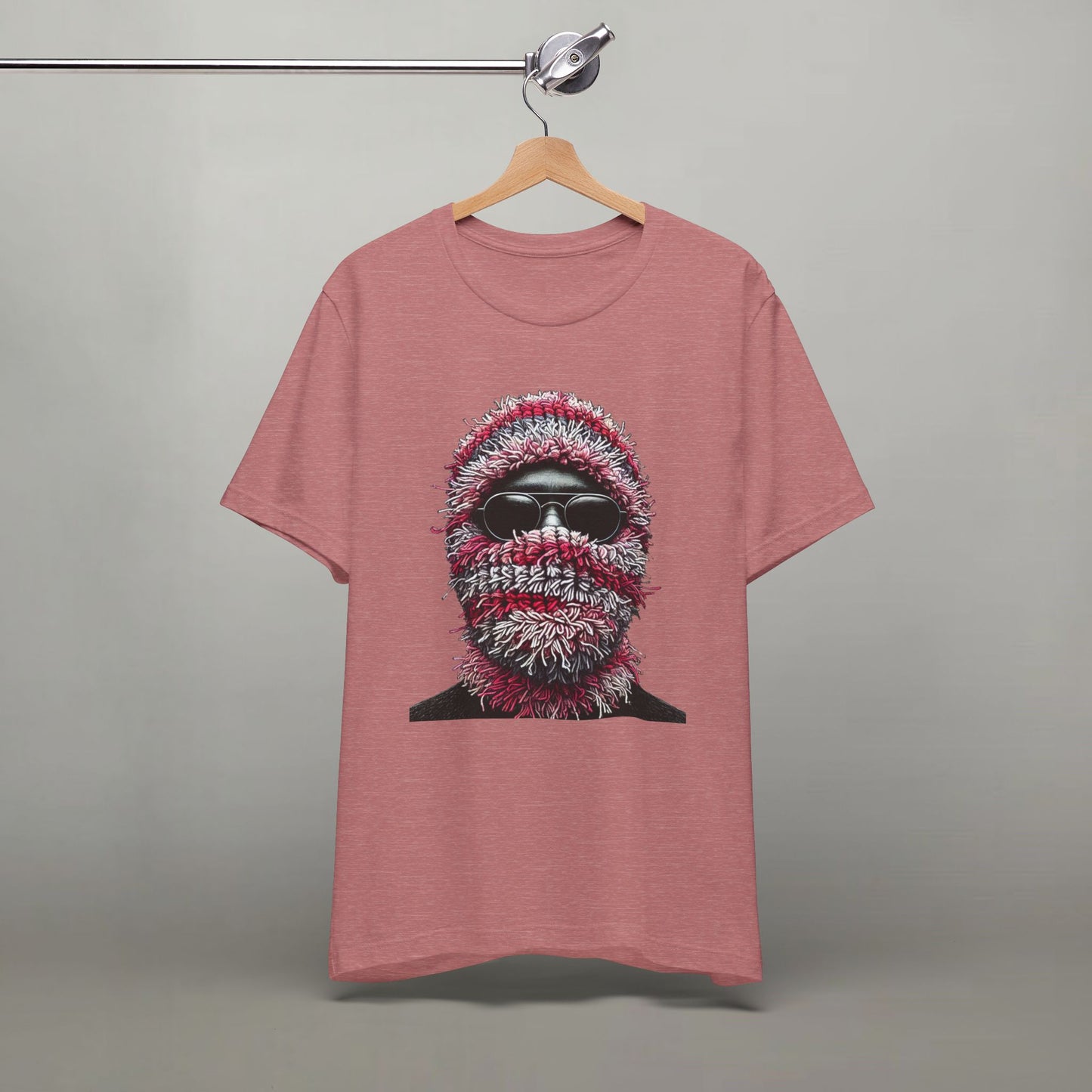 Abstract Face Mask Tee