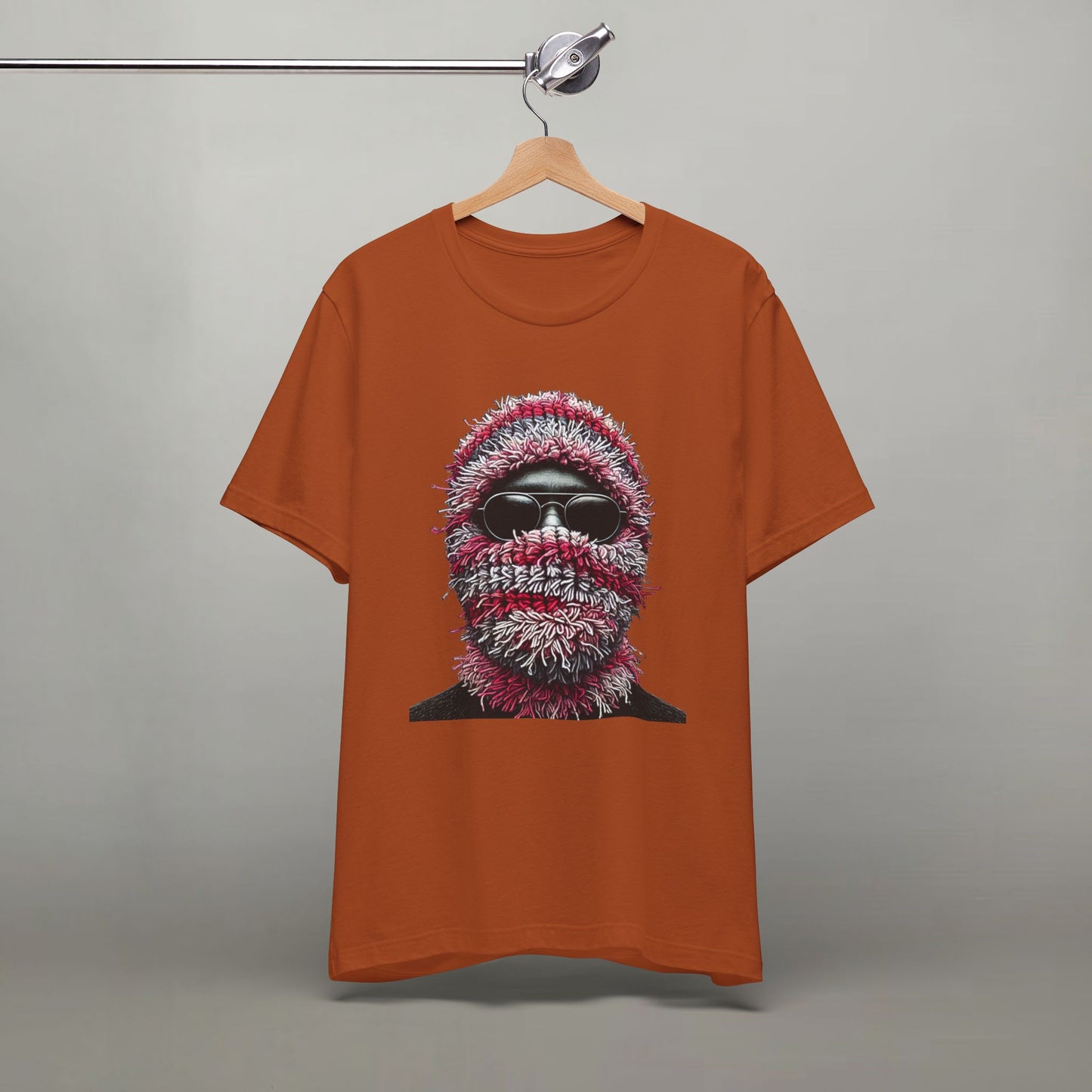 Abstract Face Mask Tee