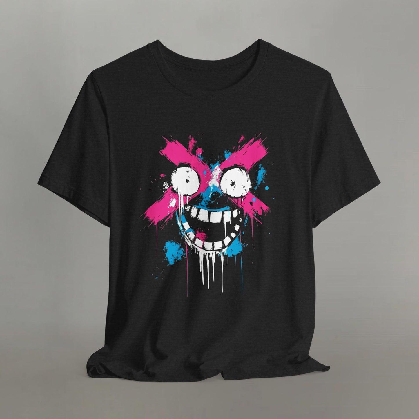 Abstract Drip Smiley Tee
