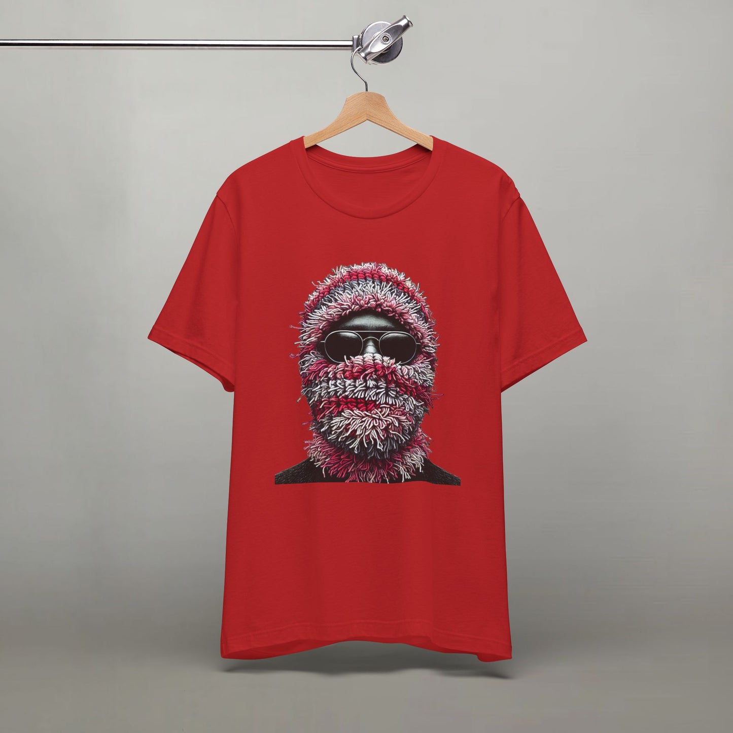Abstract Face Mask Tee