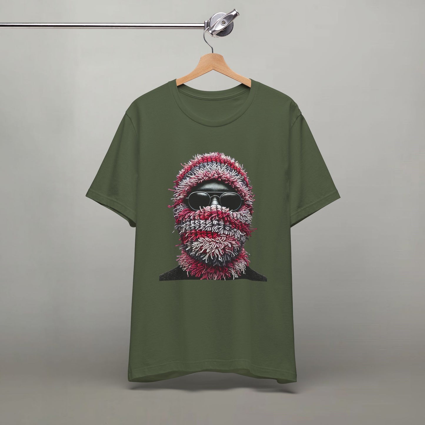 Abstract Face Mask Tee