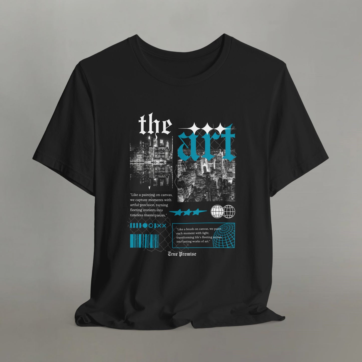 Urban Skyline Chainlink Tee