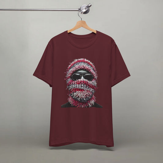 Abstract Face Mask Tee